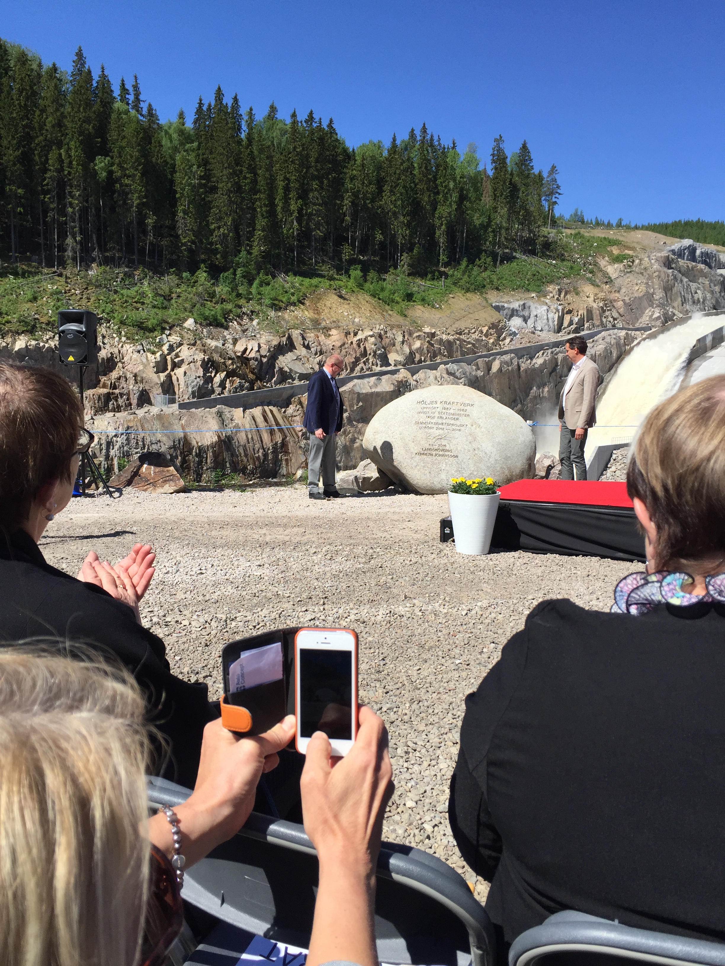 Nyinvigning av Höljesdammen