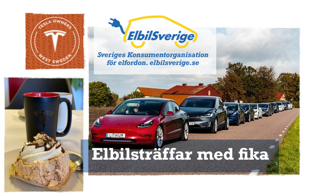 Elbilsträffar med Fika