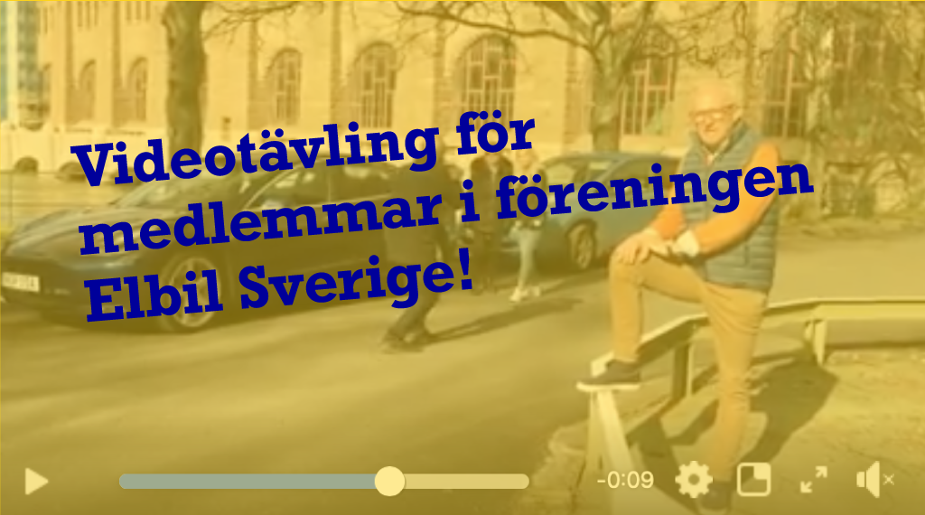 Videotävling för dig som är medlem i Elbil Sverige!
