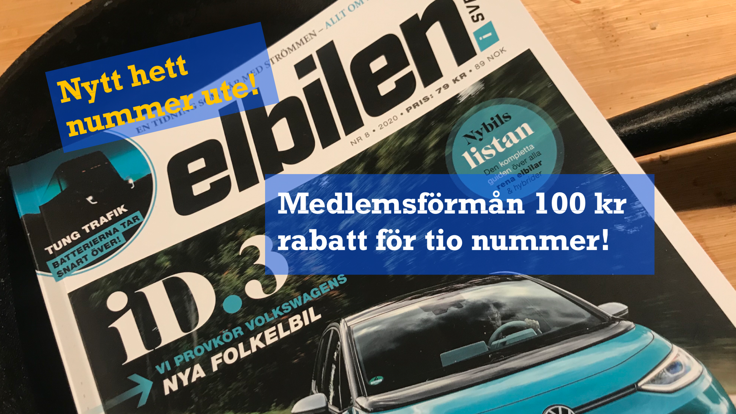 100:- rabatt Tidningen Elbilen i Sverige