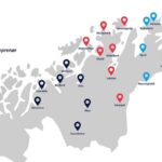 Laddkarta över nordligaste Norge