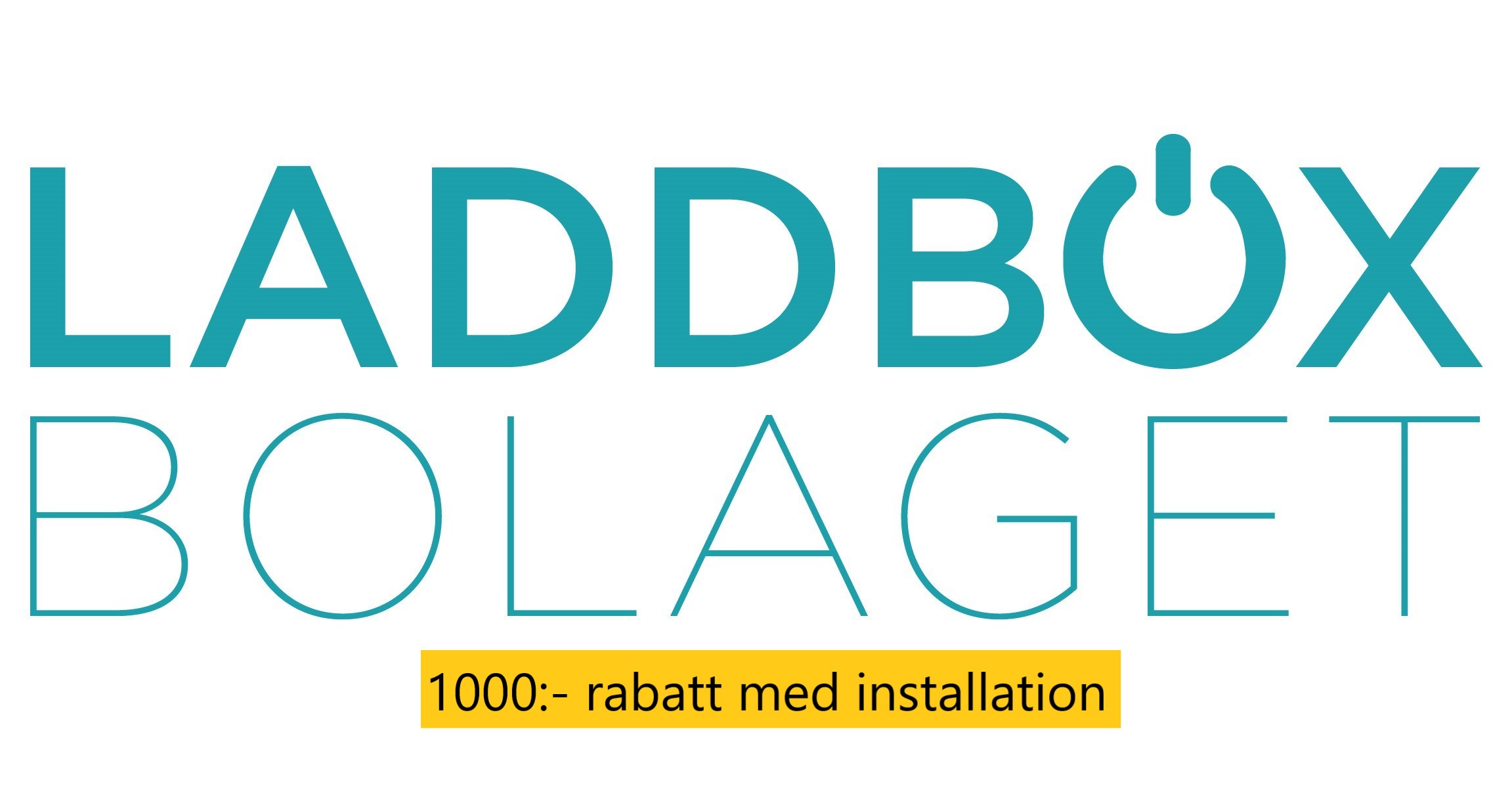 Laddboxbolaget 1000:- rabatt med installation