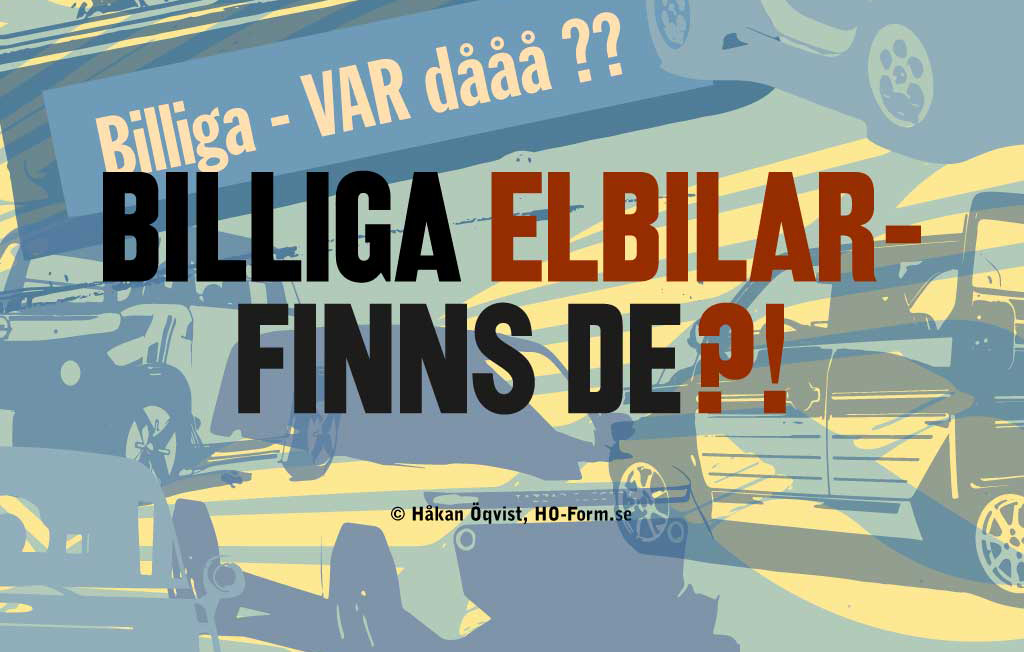 Billiga elbilar – finns de?